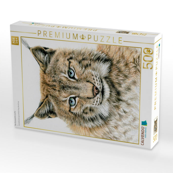 Der Eurasische Luchs - CALVENDO Foto-Puzzle'