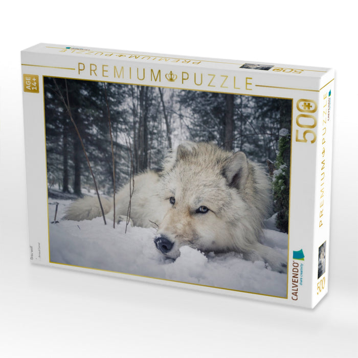 Grau wolf - CALVENDO Foto-Puzzle'