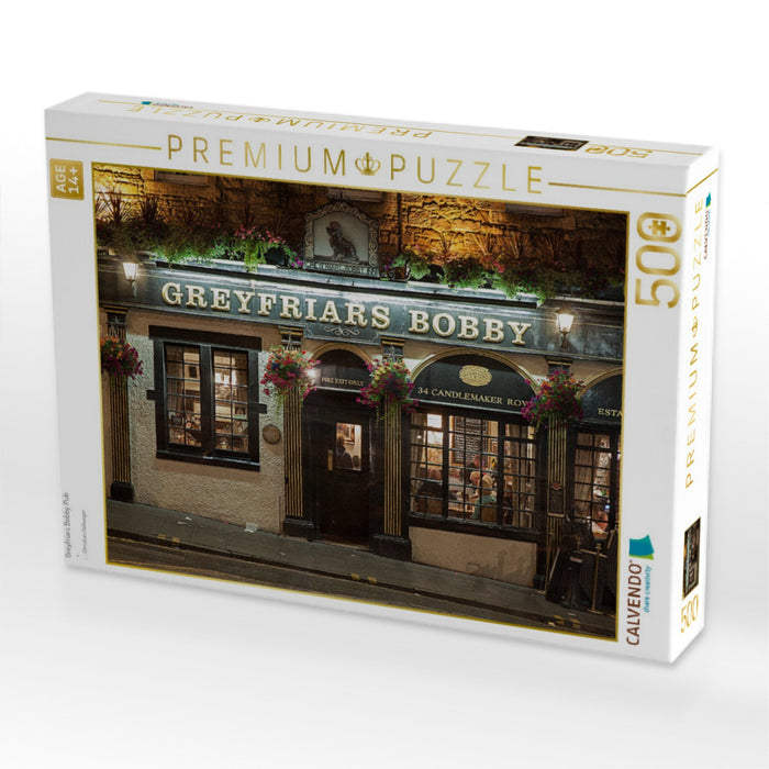 Greyfriars Bobby Pub - CALVENDO Foto-Puzzle'