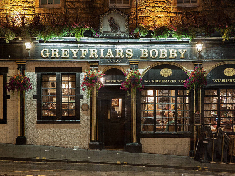 Greyfriars Bobby Pub - CALVENDO Foto-Puzzle'