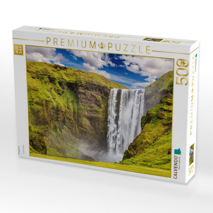 Skógafoss - CALVENDO Foto-Puzzle'