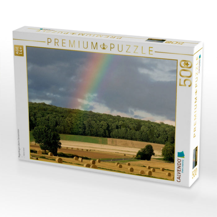 Regenbogen überm Sensenstein - CALVENDO Foto-Puzzle'