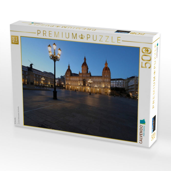 A Coruña - CALVENDO Foto-Puzzle'