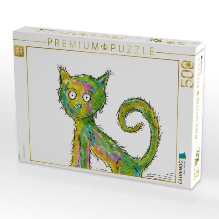 Katze - CALVENDO Foto-Puzzle'