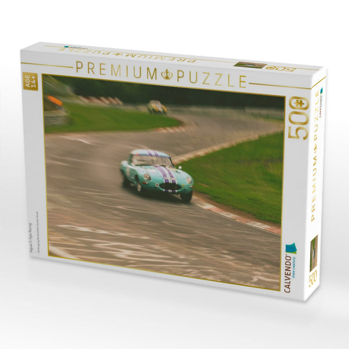 Jaguar E-Type Racing - CALVENDO Foto-Puzzle'