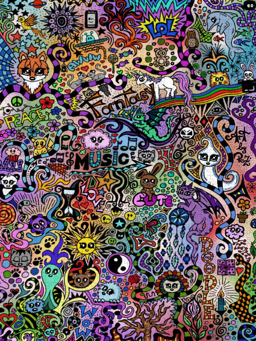 Doodle - CALVENDO Foto-Puzzle'