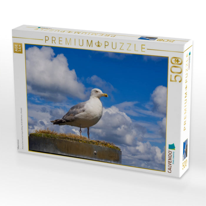 Silbermöwe - CALVENDO Foto-Puzzle'