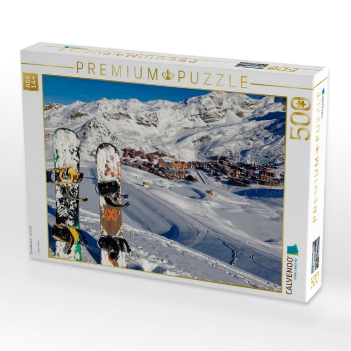 Snowboard - so cool - CALVENDO Foto-Puzzle'