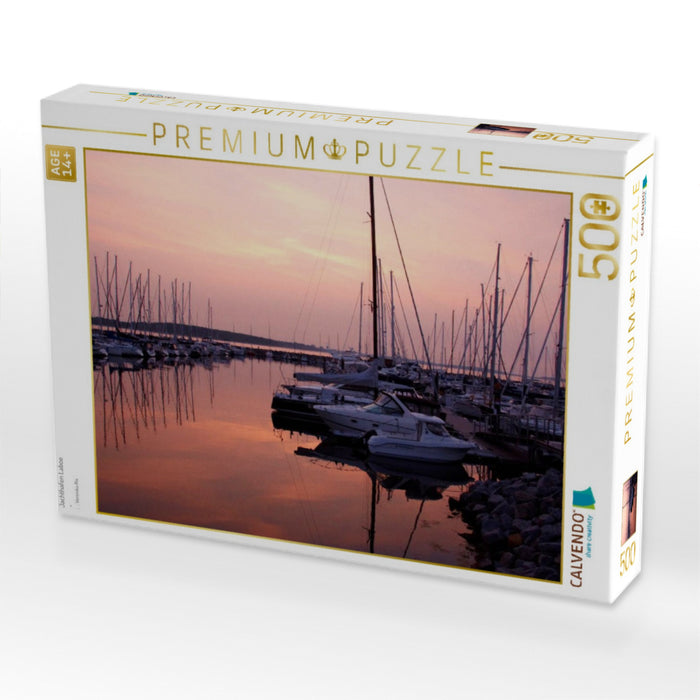 Jachthafen Laboe - CALVENDO Foto-Puzzle'
