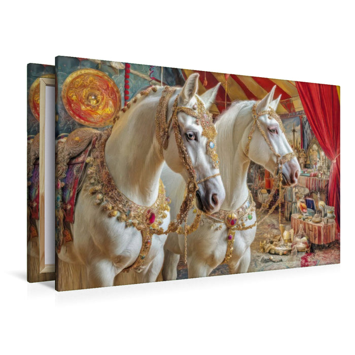 Premium Textil-Leinwand Ein ungewöhnlicher Zirkus