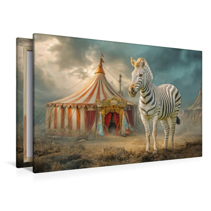 Premium Textil-Leinwand Ein ungewöhnlicher Zirkus
