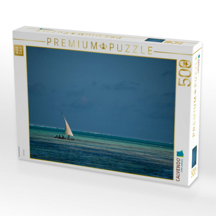 Fischerboot - CALVENDO Foto-Puzzle'