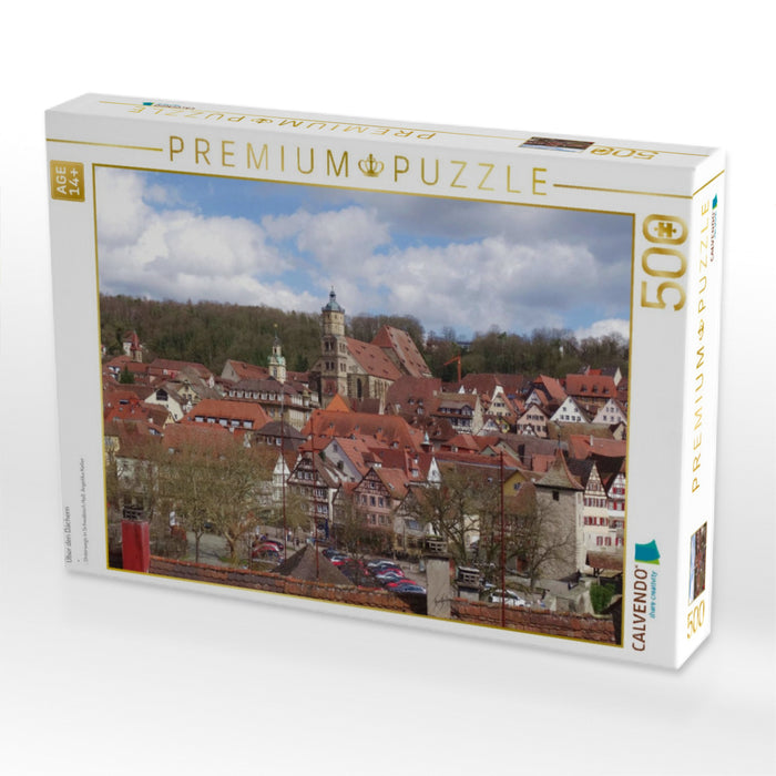 Über den Dächern - CALVENDO Foto-Puzzle'
