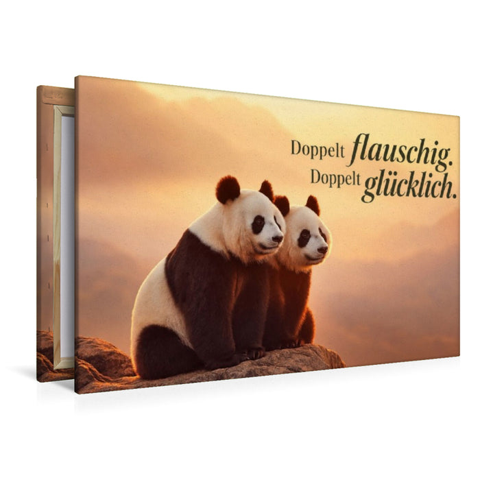 Premium Textil-Leinwand Doppelt flauschig