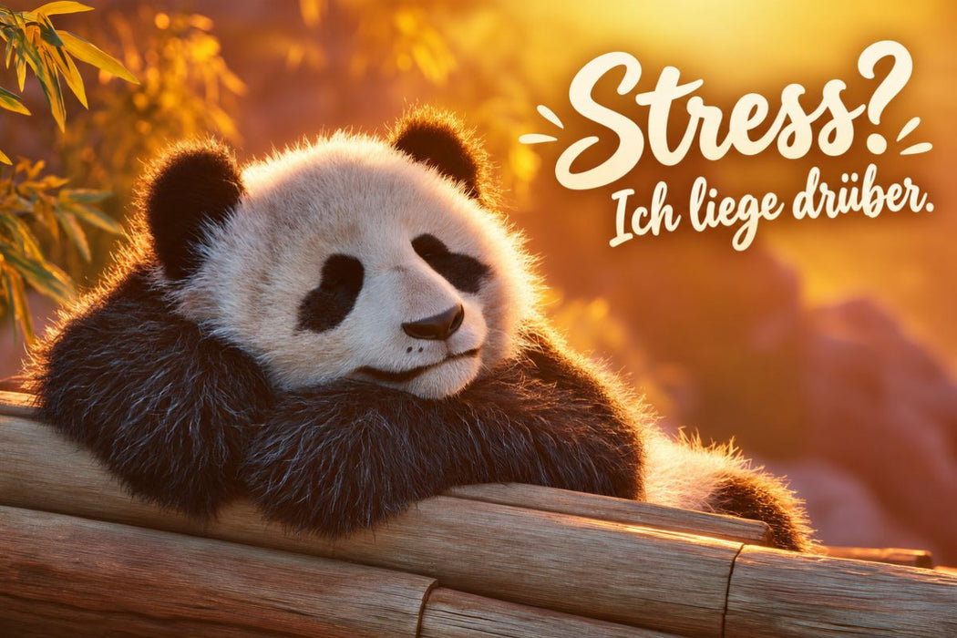 Premium Textil-Leinwand Keinen Stress