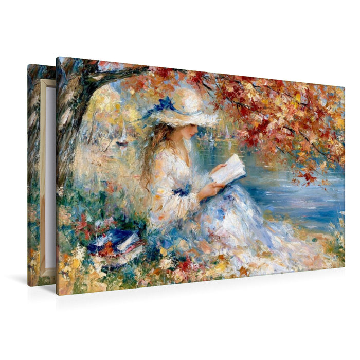 Premium Textil-Leinwand In der Stille der Natur