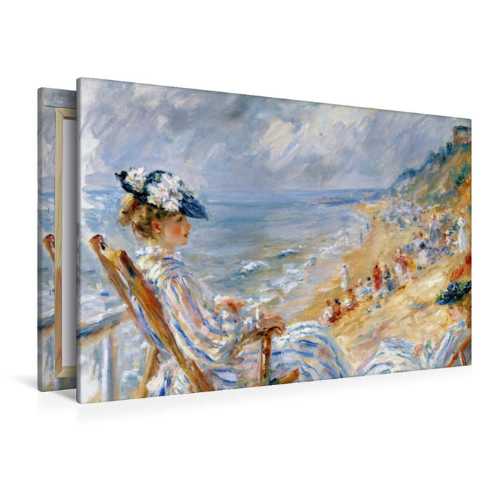 Premium Textil-Leinwand Idylle am Strand