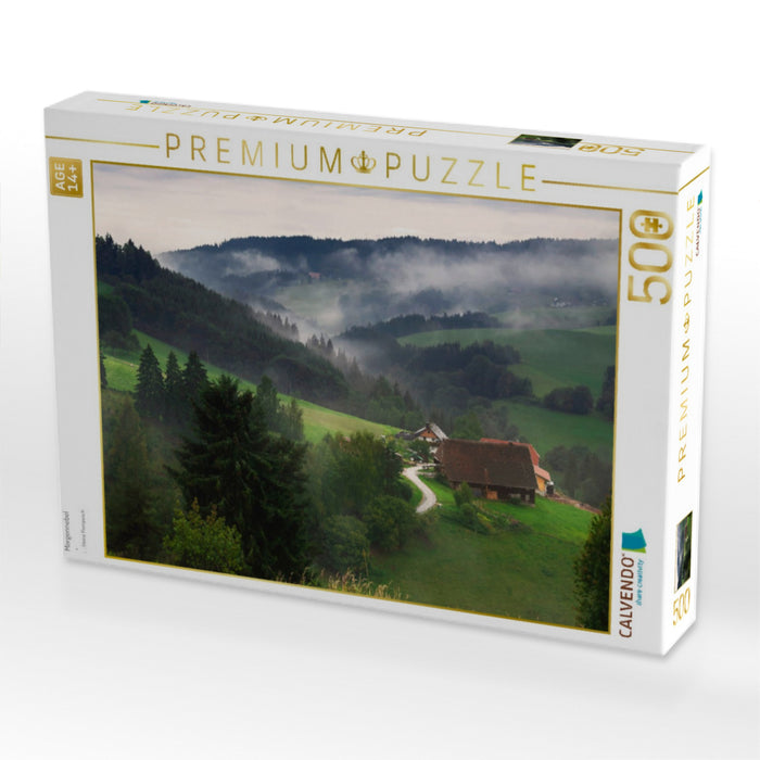 Morgennebel - CALVENDO Foto-Puzzle'