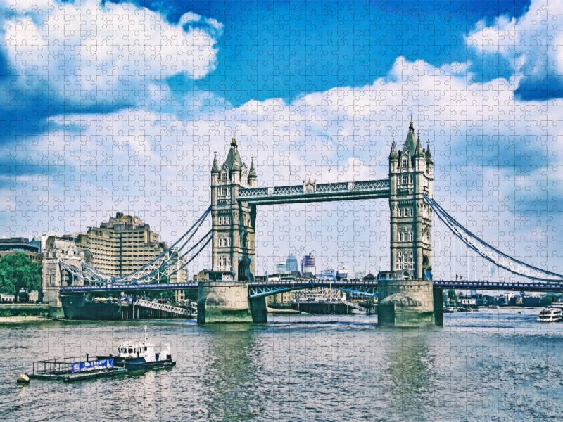Tower Bridge - CALVENDO Foto-Puzzle'