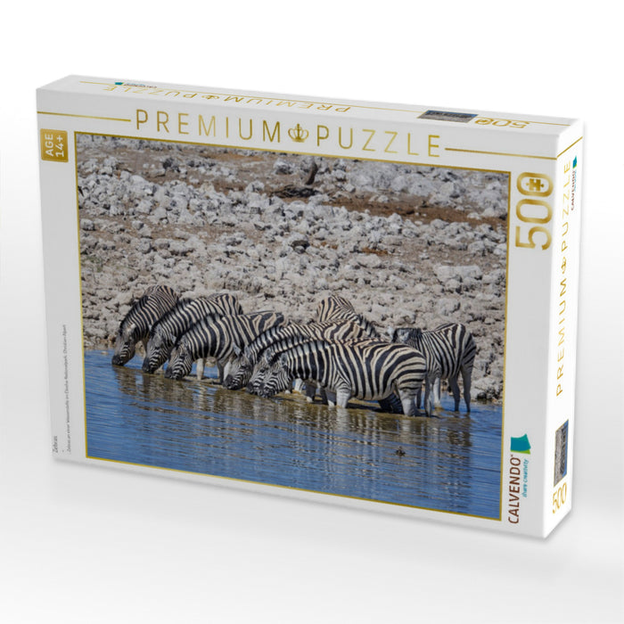 Zebras - CALVENDO Foto-Puzzle'