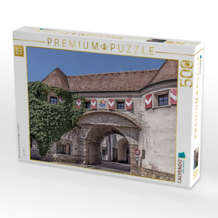 Das Linzer Tor, ein ehemaliger Stadtturm - CALVENDO Foto-Puzzle'