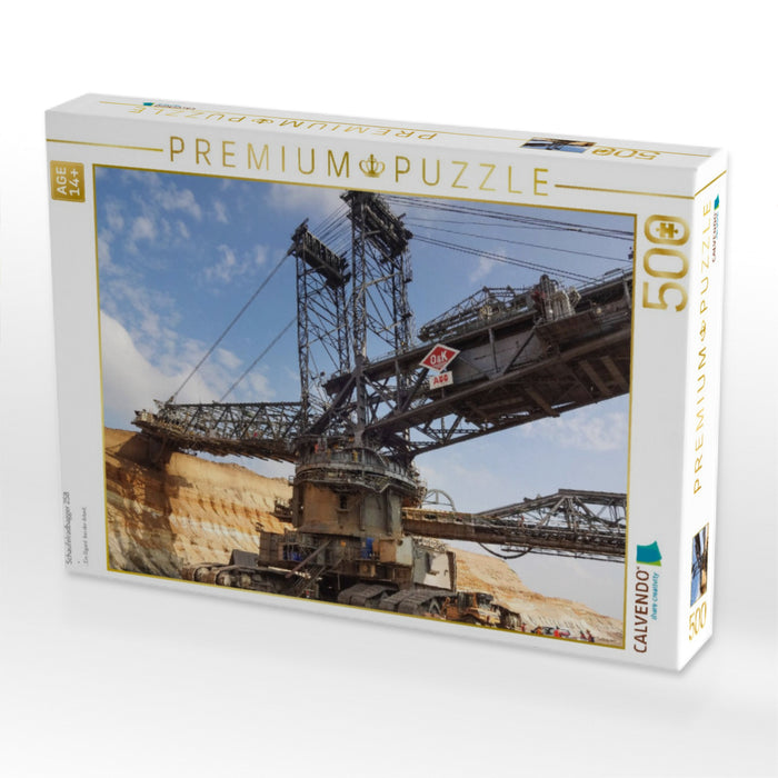 Schaufelradbagger 258 - CALVENDO Foto-Puzzle'