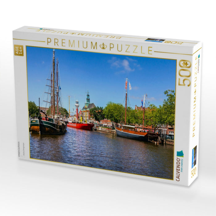 EMDEN Delftblick - CALVENDO Foto-Puzzle'