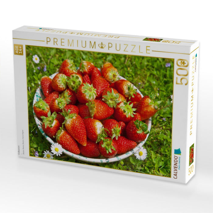 Erdbeeren - CALVENDO Foto-Puzzle'