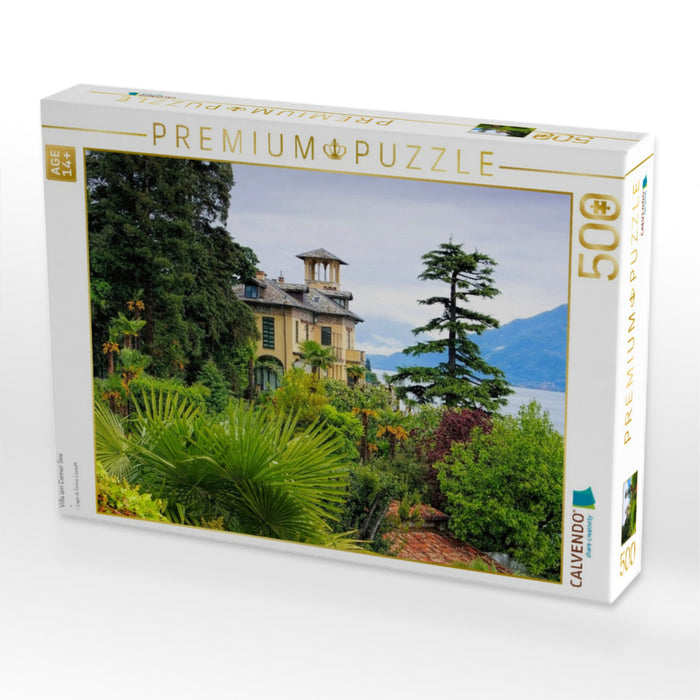 Villa am Comer See - CALVENDO Foto-Puzzle'