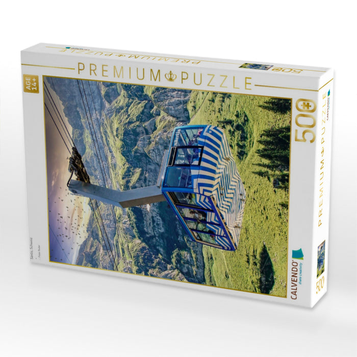 Säntis, Schweiz - CALVENDO Foto-Puzzle'