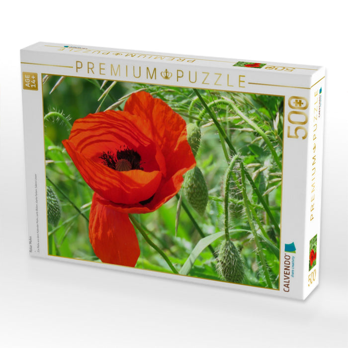 Roter Mohn - CALVENDO Foto-Puzzle'