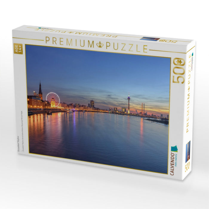 Düsseldorf Skyline - CALVENDO Foto-Puzzle'