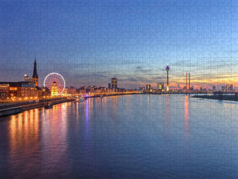 Düsseldorf Skyline - CALVENDO Foto-Puzzle'