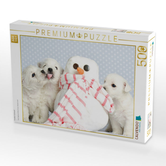 Endlich Schnee! - CALVENDO Foto-Puzzle'