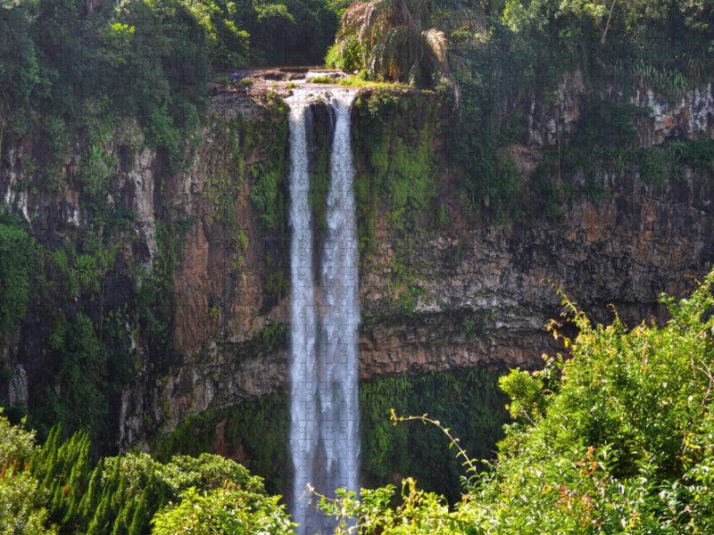 Chamarel Wasserfall - CALVENDO Foto-Puzzle'