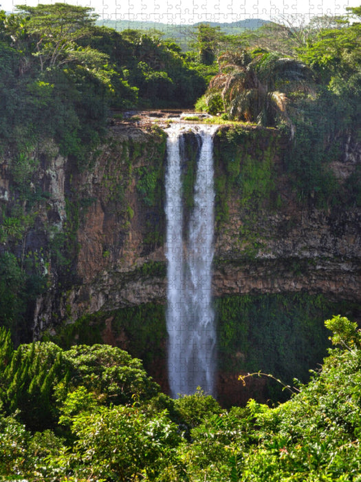 Chamarel-Wasserfall - CALVENDO Foto-Puzzle'