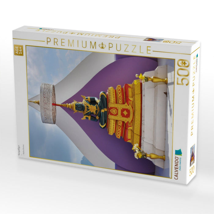 Tempelfigur - CALVENDO Foto-Puzzle'