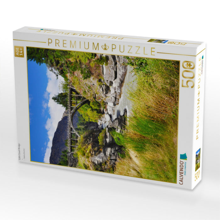 Edith Cavell Bridge - CALVENDO Foto-Puzzle'
