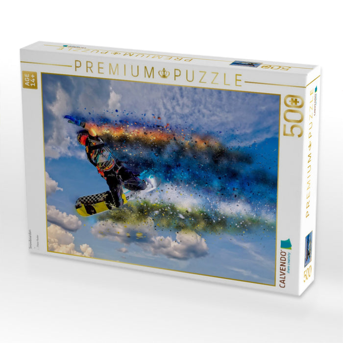 Snowboarden - CALVENDO Foto-Puzzle'