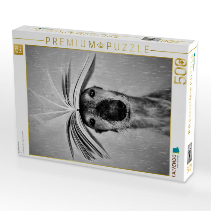 Bücherwurm - CALVENDO Foto-Puzzle'