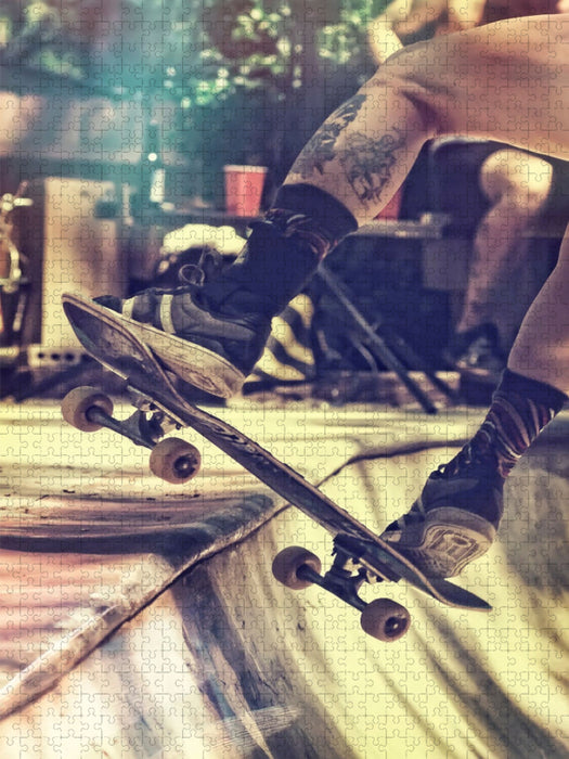Skateboarding - einfach Spaß - CALVENDO Foto-Puzzle'