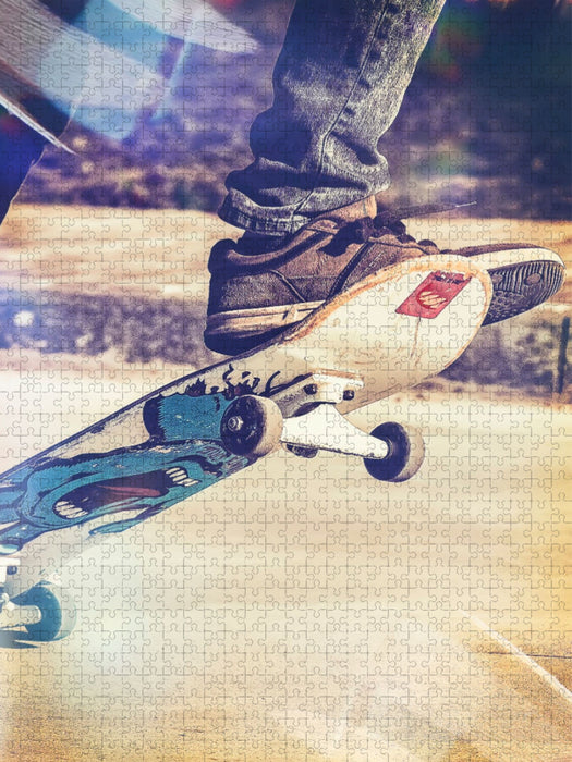 Skateboarding - einfach Spaß - CALVENDO Foto-Puzzle'