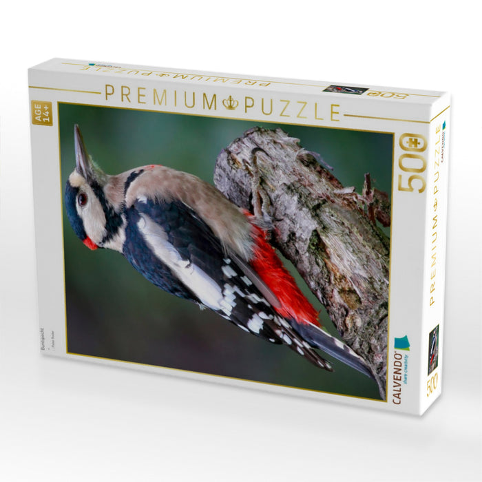 Buntspecht - CALVENDO Foto-Puzzle'