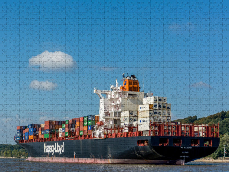 Containerschiff - CALVENDO Foto-Puzzle'