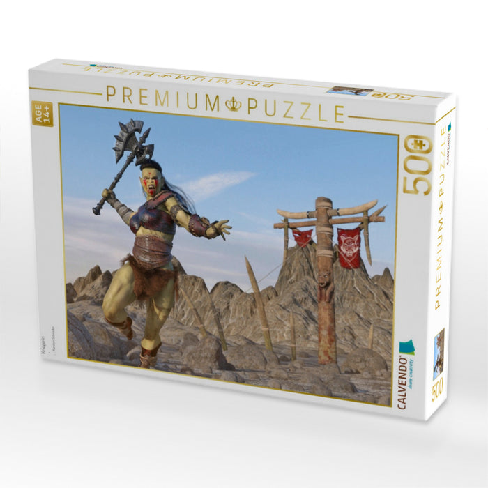 Kriegerin - CALVENDO Foto-Puzzle'