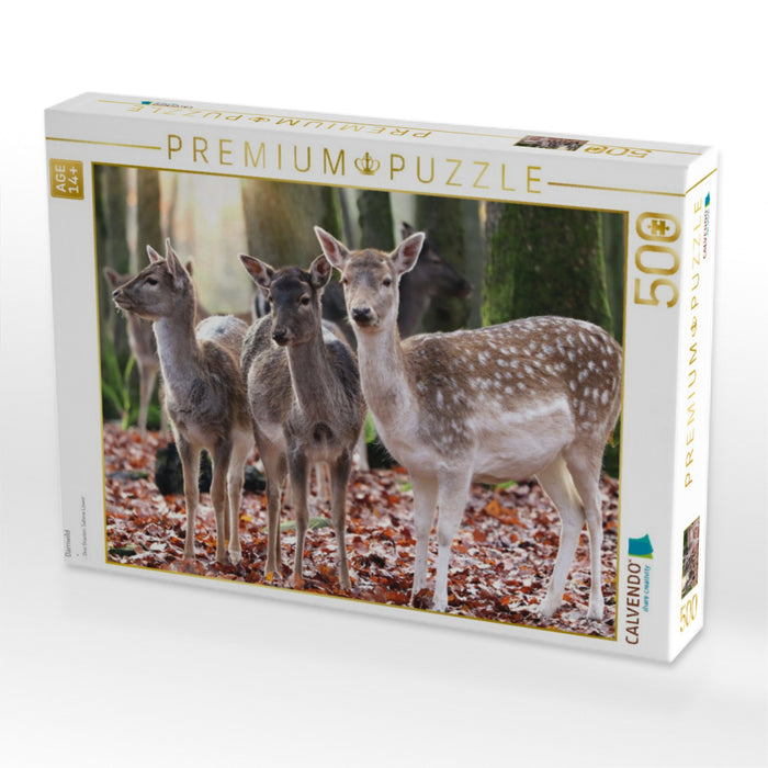 Damwild - CALVENDO Foto-Puzzle'