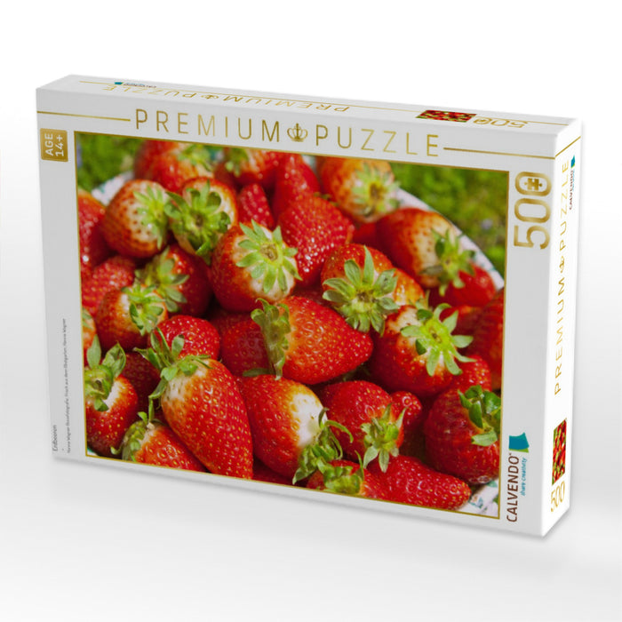 Erdbeeren - CALVENDO Foto-Puzzle'