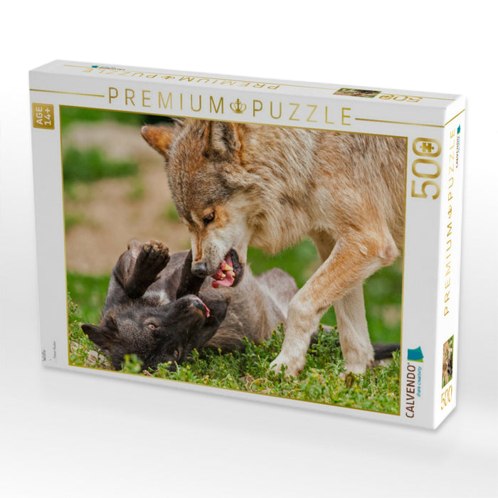 Wölfe - CALVENDO Foto-Puzzle'