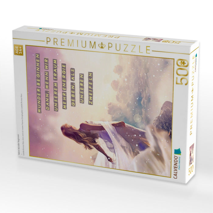 Wenn Wunder beginnen - CALVENDO Foto-Puzzle'