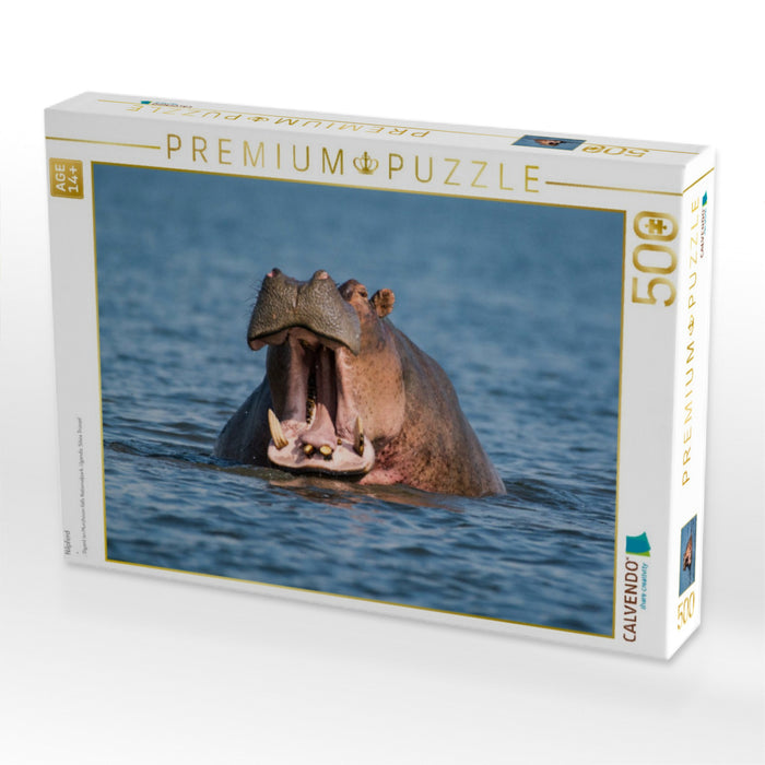 Nilpferd - CALVENDO Foto-Puzzle'